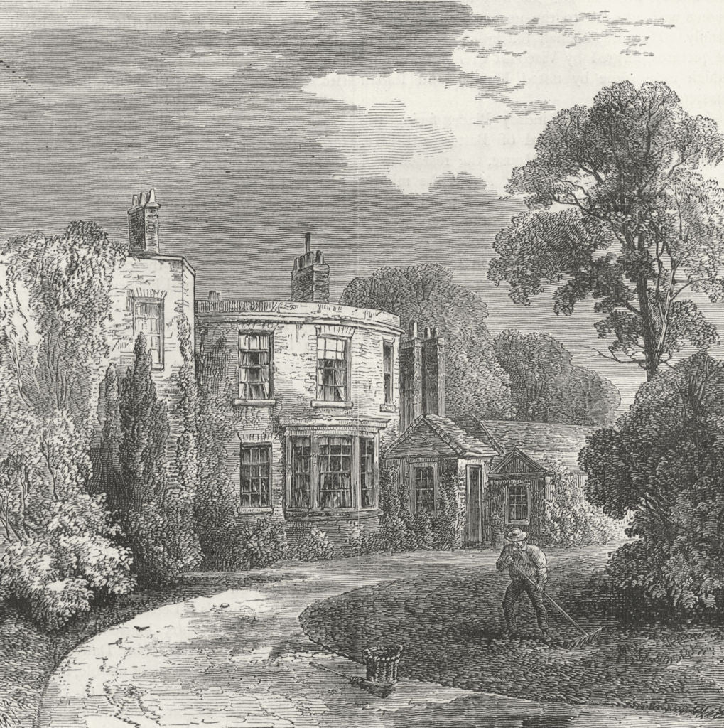 LONDON. Chelsea. Cremorne Farm, 1829 1880 old antique vintage print picture